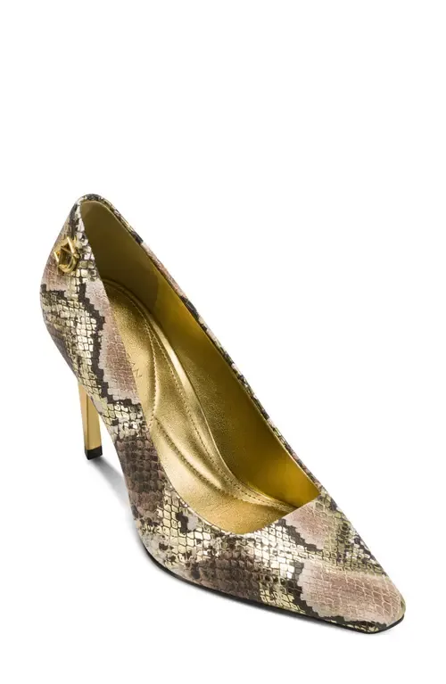 Savita Pump in Cognac/Gol by Donna Karan New York
