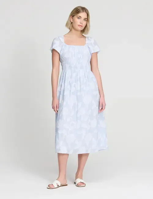Maia Elasticated Waist Midi Dress by Finery London