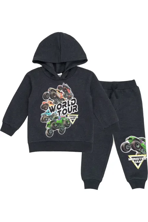 Fleece 2-Piece Hoodie and Pants Set by Monster Jam