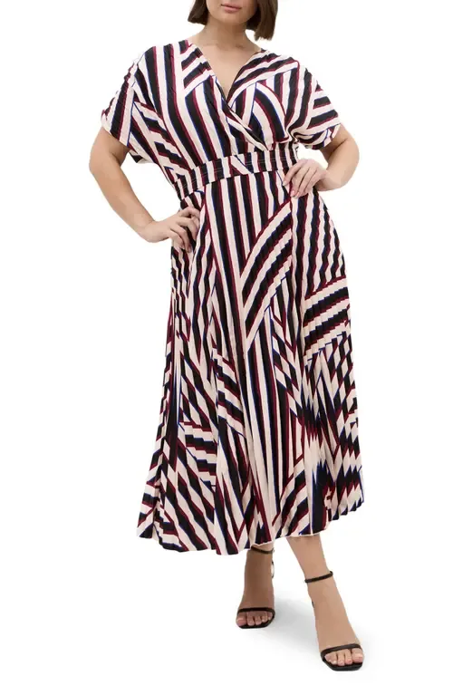 Eloisa Stripe Maxi Dress by City Chic