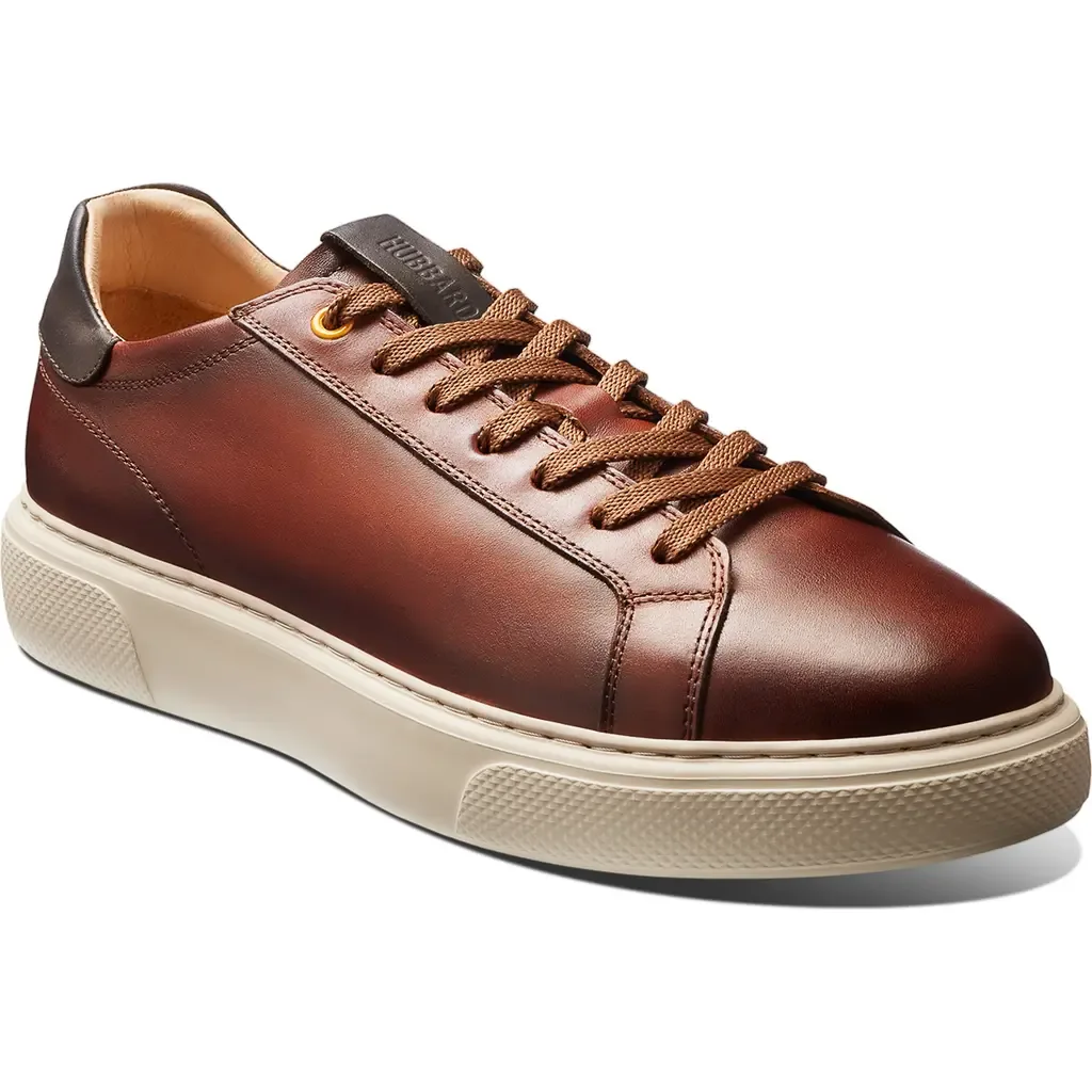 Sunset Sneaker in Antique Brown Leather by Samuel Hubbard