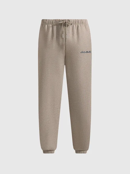 JS005 Regular Fit Cuffed Sweatpants by Manière De Voir