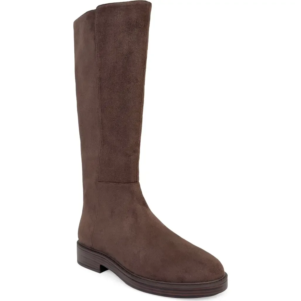 Prue Tall Boot in Java Faux Suede by Aerosoles