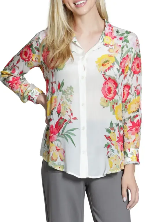 Floral Print Shirt by APNY