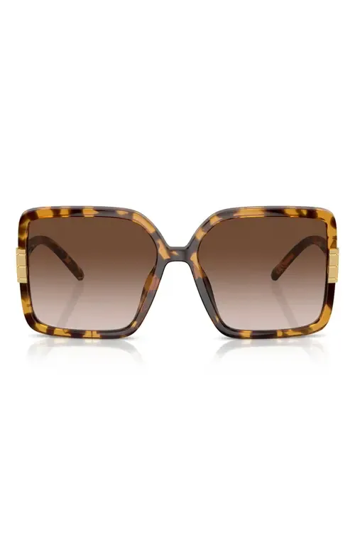 57mm Gradient Square Sunglasses by Tory Burch