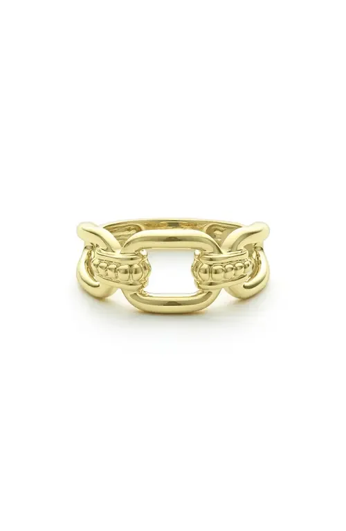 Signature Caviar Oval Link Ring