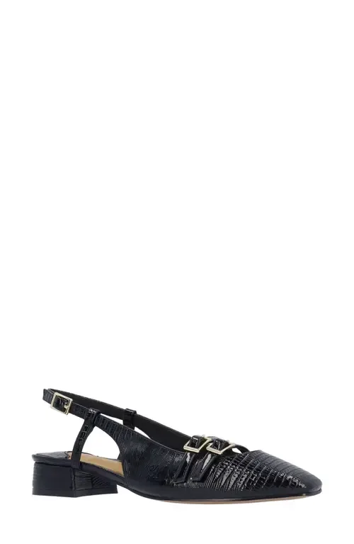 Jovana Lizard Embossed Slingback Pump by J. Reneé