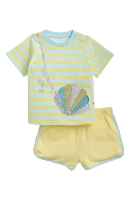 Fidget Appliqué Cotton Jersey T-Shirt & Shorts Set by Magnetic Me