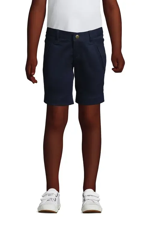 School Uniform Stretch Chino Bermuda Shorts by Lands' End