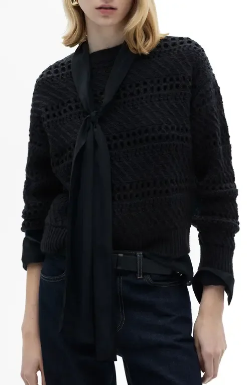Openwork Sweater by MANGO