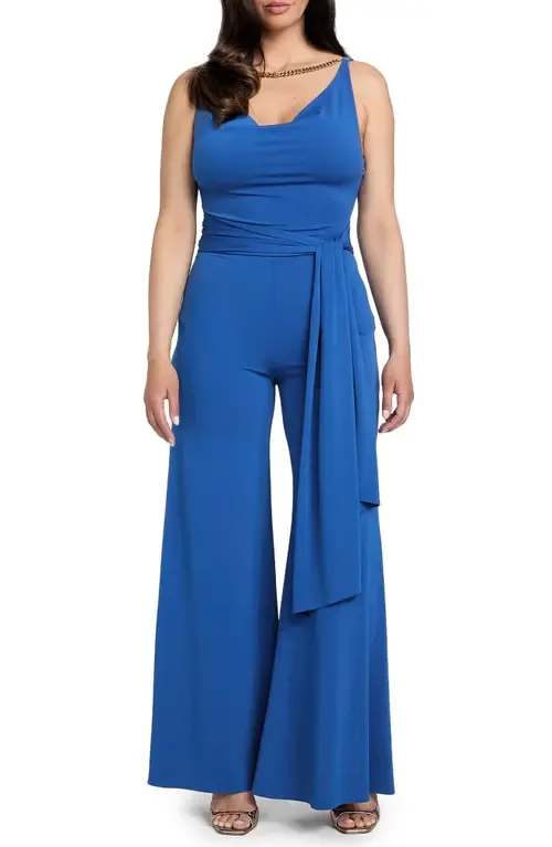 Kiki Tie Waist Jumpsuit by Marciano