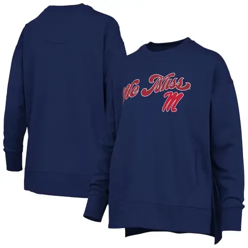 Ole Miss Rebels Bonanza Chenille Harper Script Sweatshirt by PRESSBOX