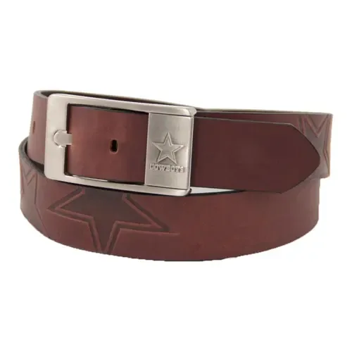 Dallas Cowboys Brandish Leather Belt by EAGLES WINGS