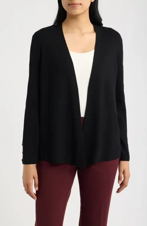 Side Slit Cardigan by AK ANNE KLEIN