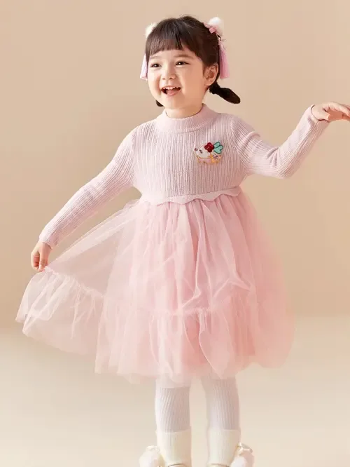 Fairy Whirl Knit Tulle Dress by Balabala