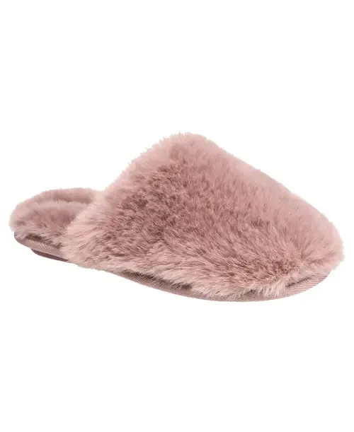Faux Fur Closed Scuff Slipper by Nine West