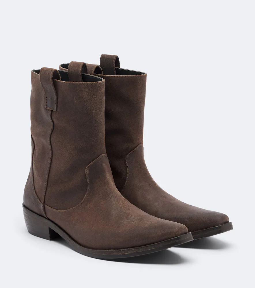 Cas Suede Ankle Boots by JUDE