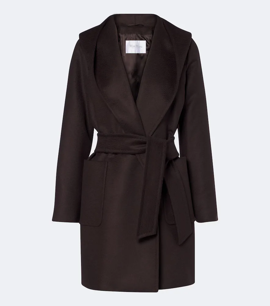 Camel Hair Wrap Coat by Max Mara