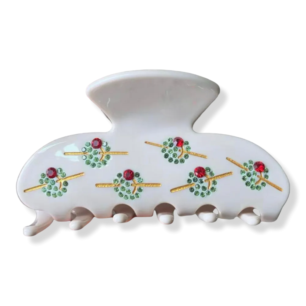 Italian Acetate Sweetheart Claw Clip
