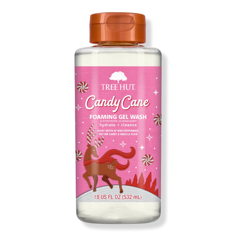 Candy Cane Foaming Gel Wash by Tree Hut