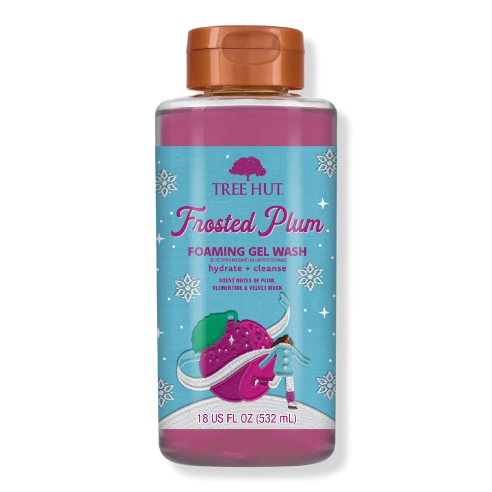 Frosted Plum Foaming Gel Wash by Tree Hut