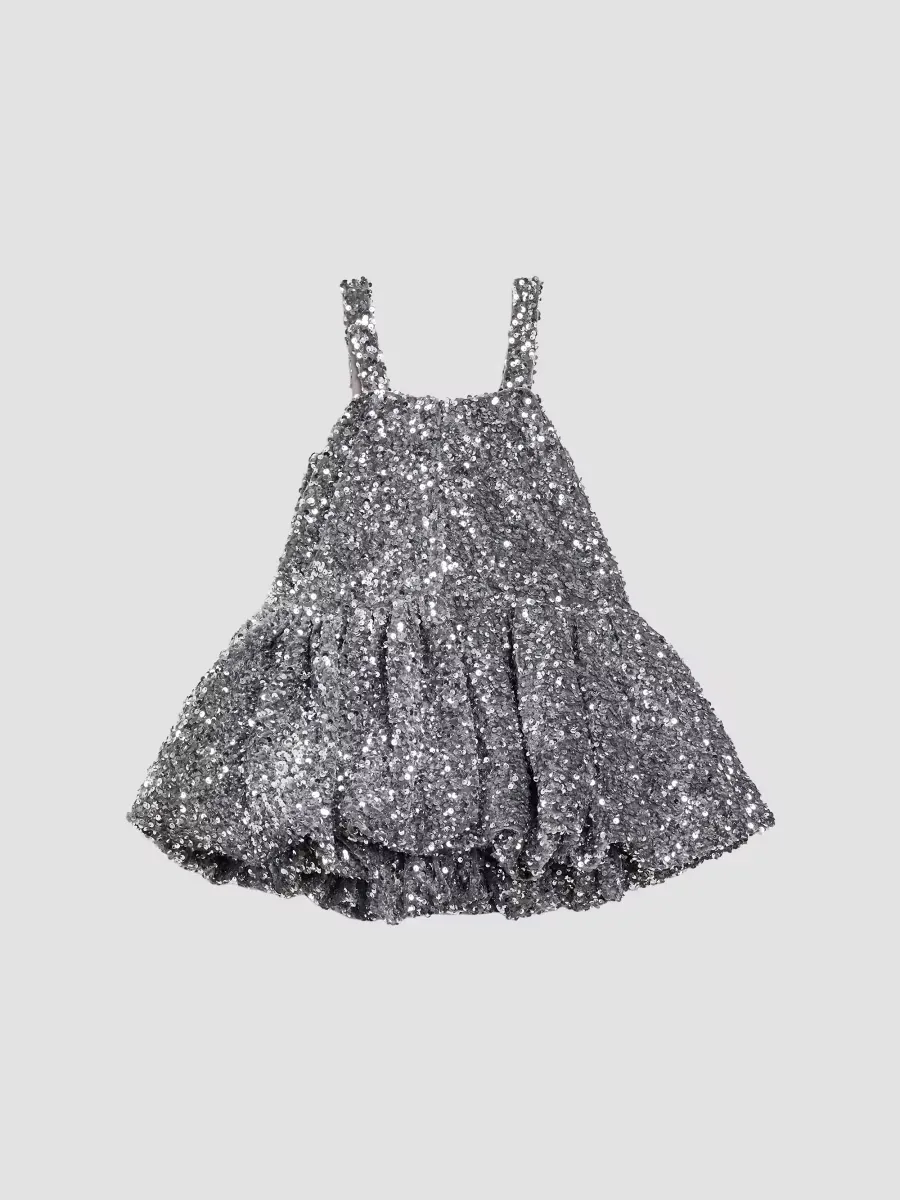 Alanna Sequined Bubble Dress by Bardot