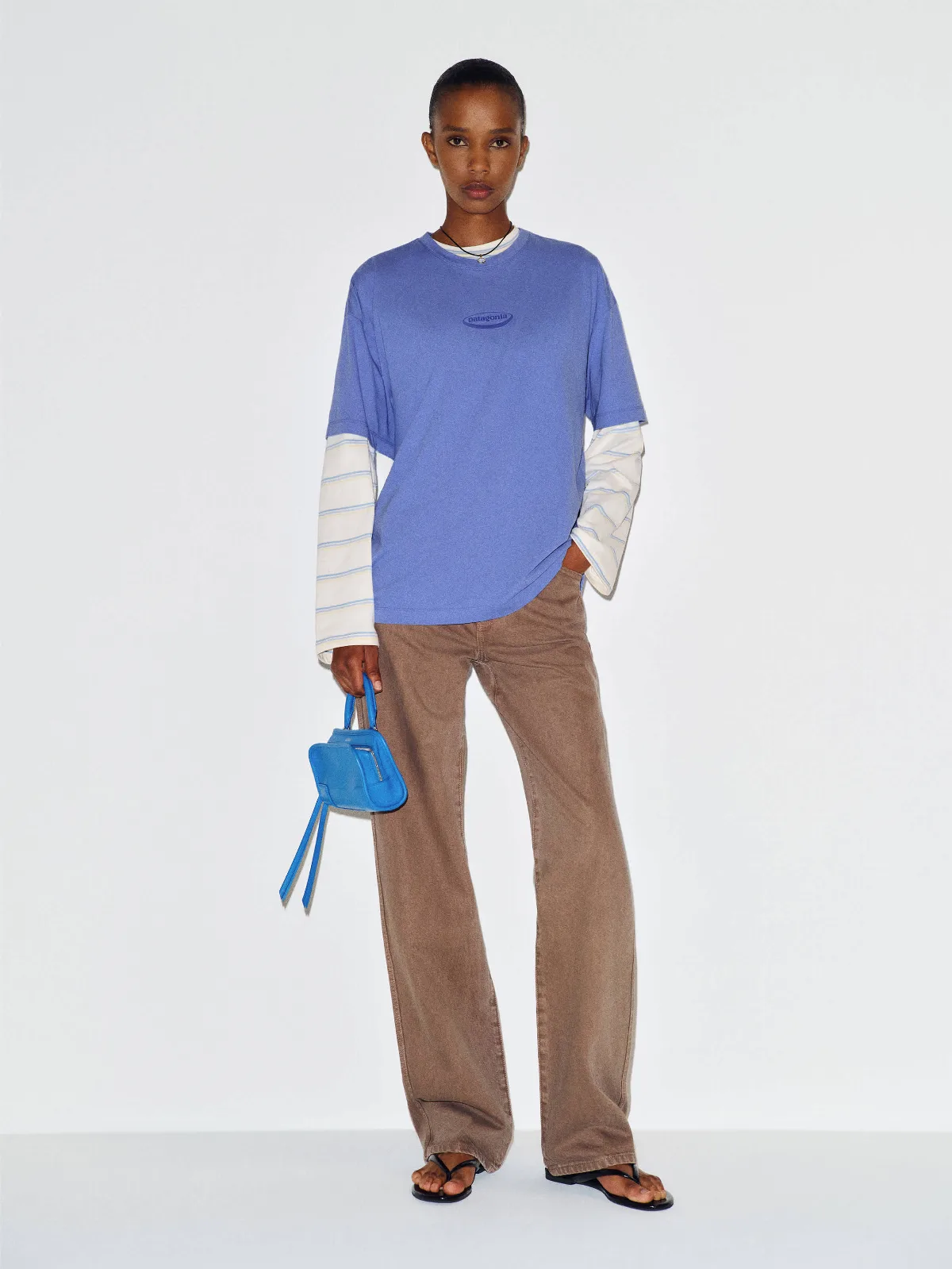 Patagonia W'S '95 Oval Logo Oversized T-Shirt Diver by Reformation