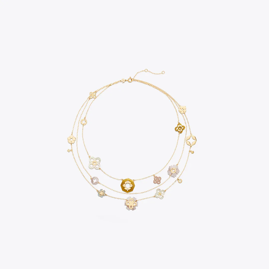 Forget Me Not Multi-Strand Necklace