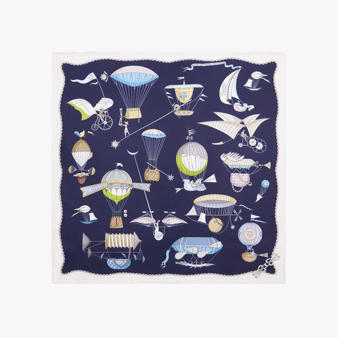 Hot Air Balloon Neckerchief by Tory Burch