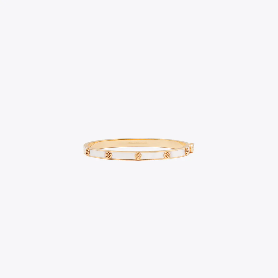 Thin Icon Mother of Pearl Hinge Bracelet