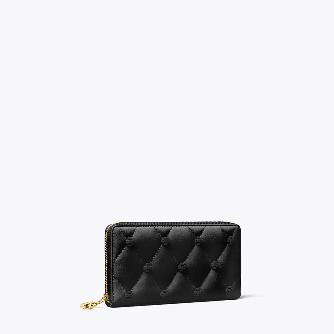 Bunny Knot Zip Continental Wallet by Tory Burch