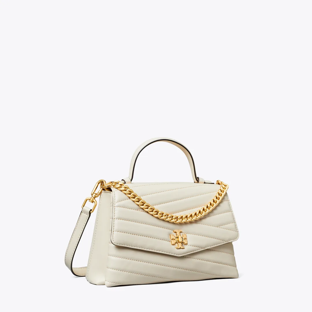 Kira Chevron Top-Handle Satchel by Tory Burch