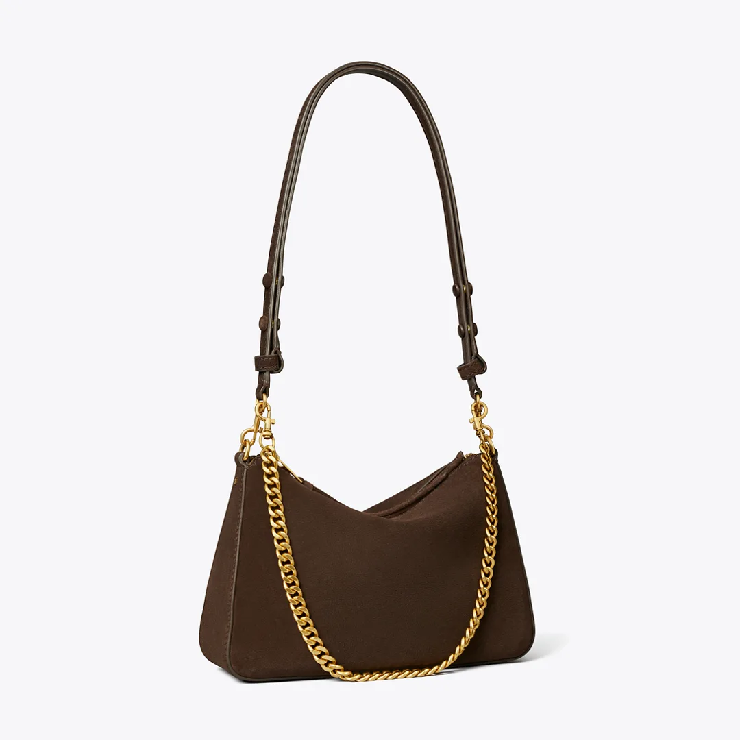Small Perry Suede Shoulder Bag