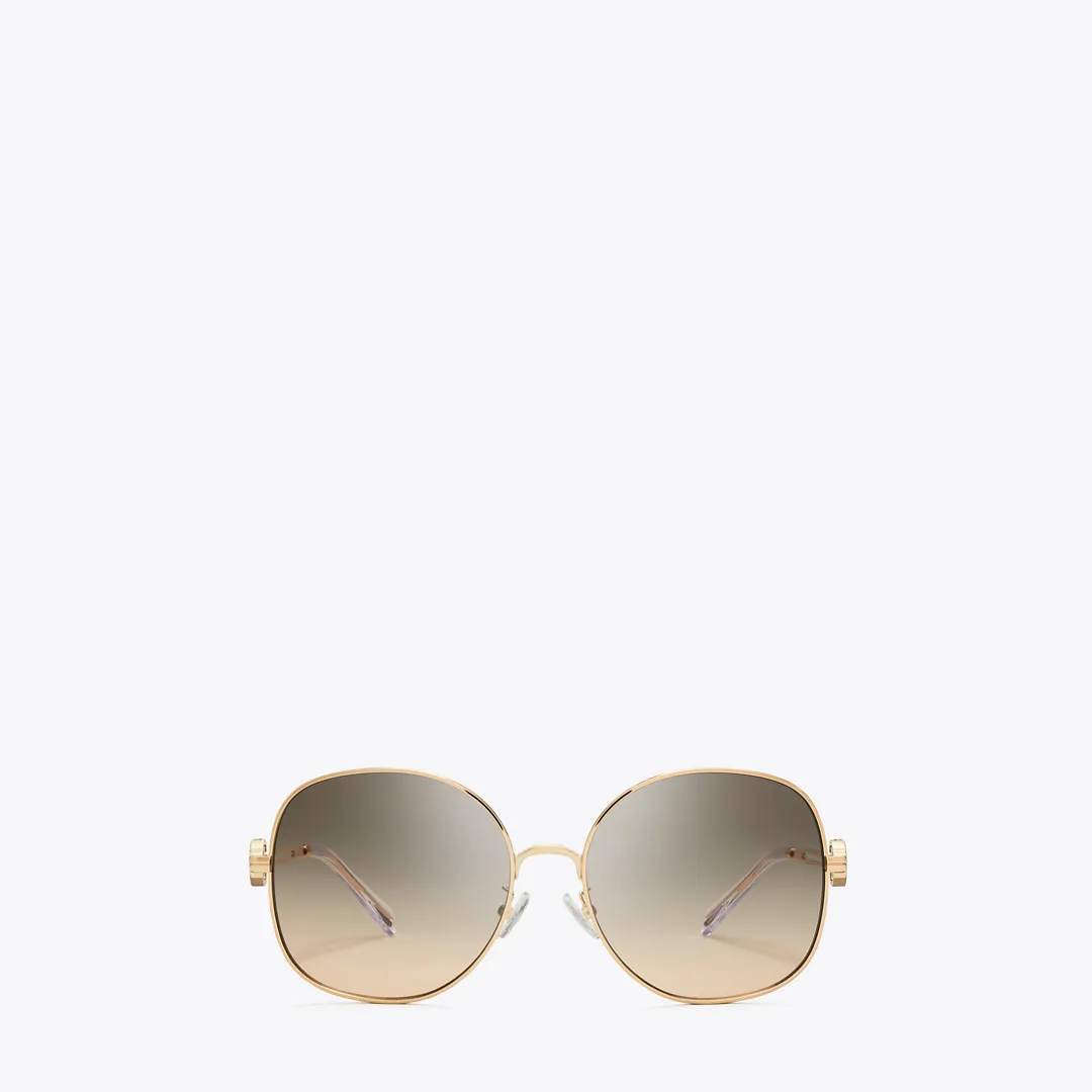 Miller Metal Round Sunglasses by Tory Burch