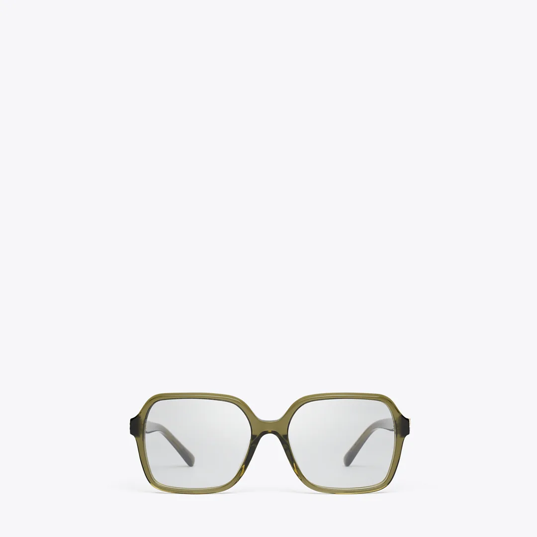 Eleanor Oversized Square Eyeglasses by Tory Burch