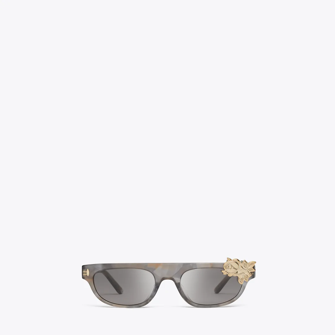 Runway Flat-Top Sunglasses by Tory Burch