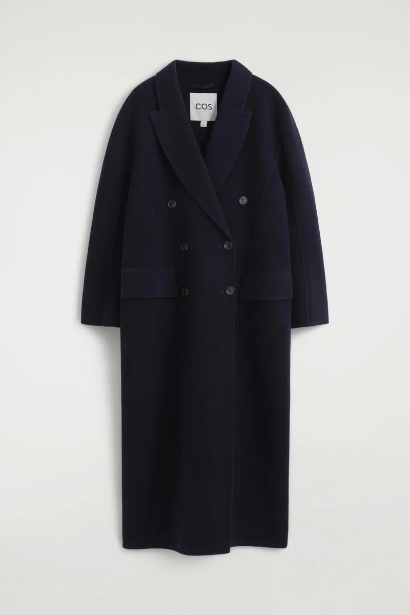 Tailored Double-Faced Wool Long Coat by COS