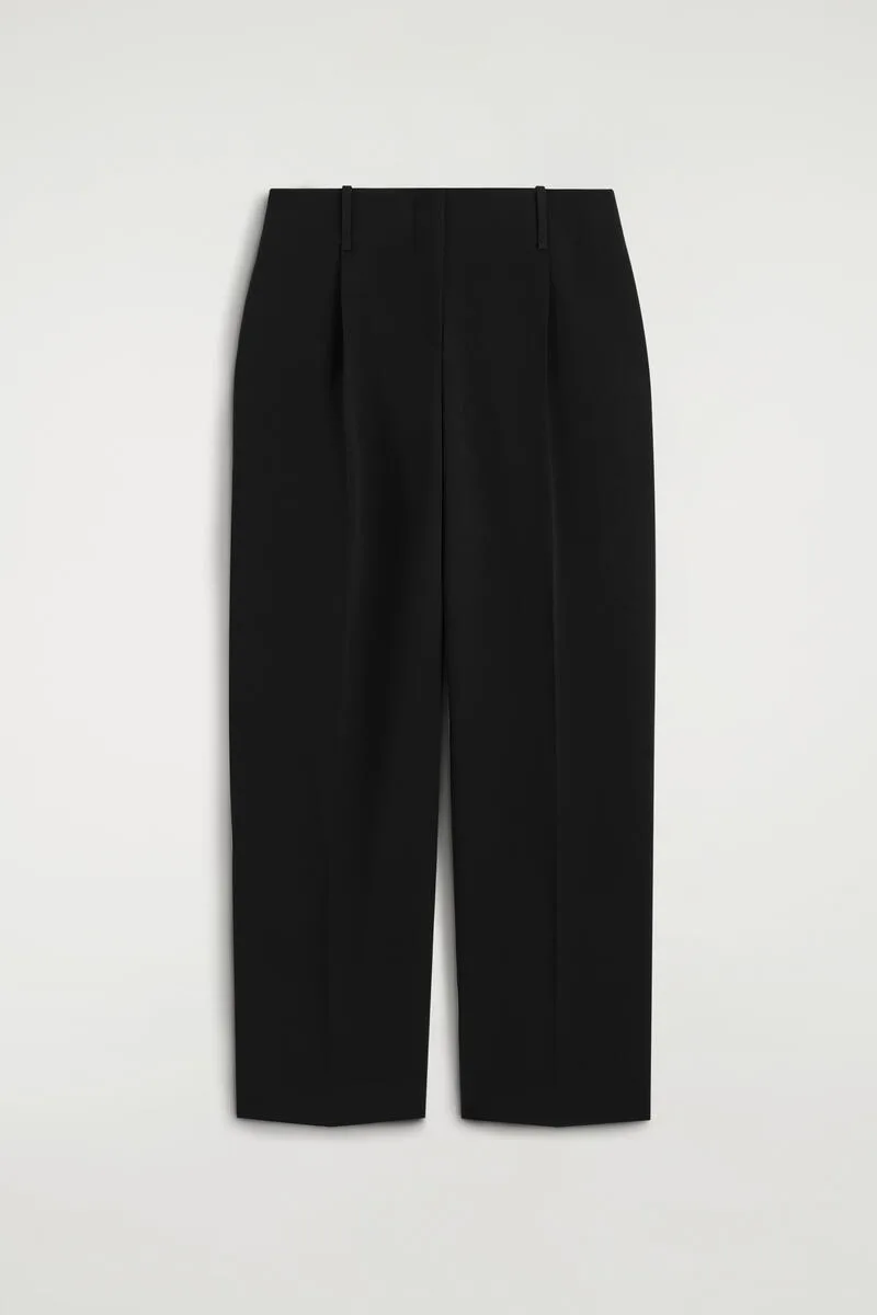 Pleated Crepe Straight-Leg Pants by COS