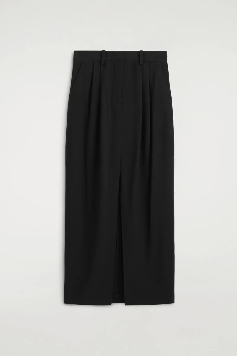 Pleated Tailored Maxi Skirt by COS
