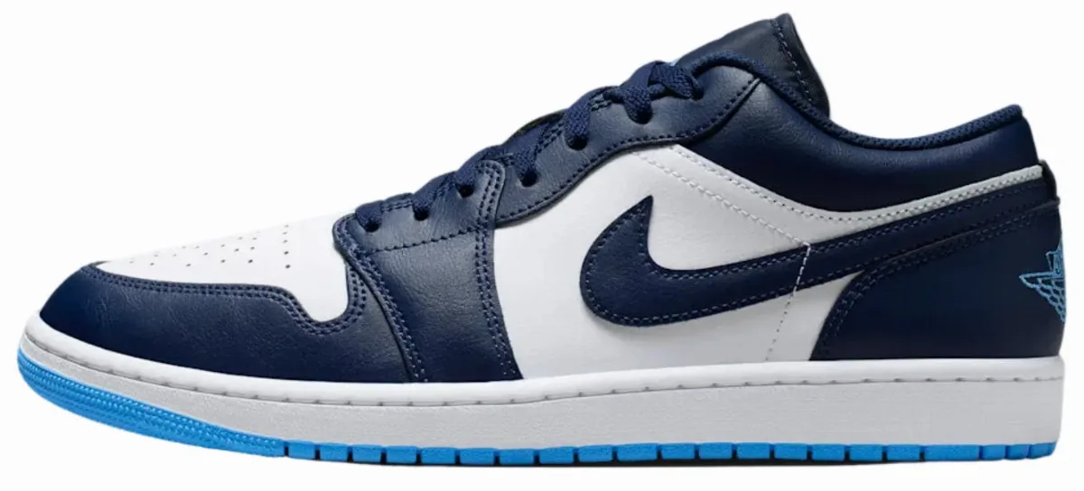 1 Low Midnight Navy University Blue by Jordan