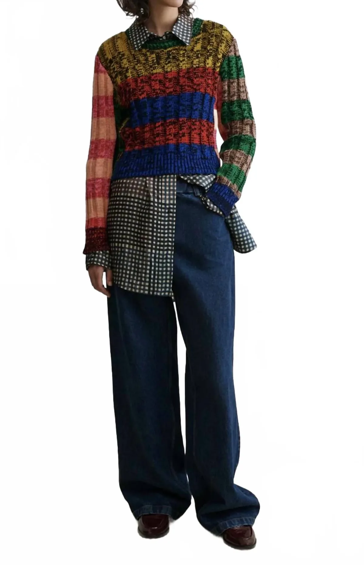 Muna Pullover in Stripe by RACHEL COMEY