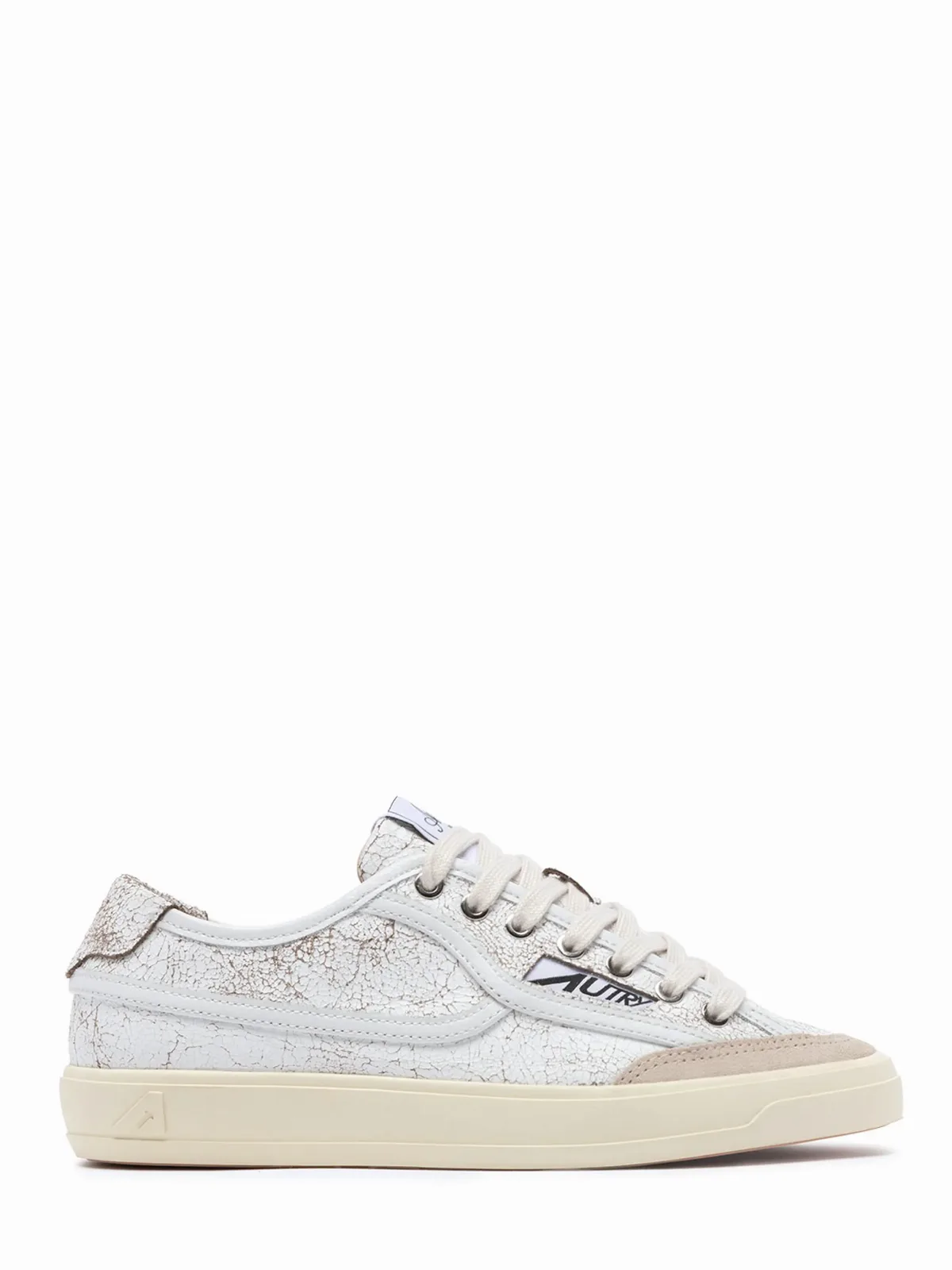 Windscape Low Man Cracked Leather Low-Top Sneakers by Autry