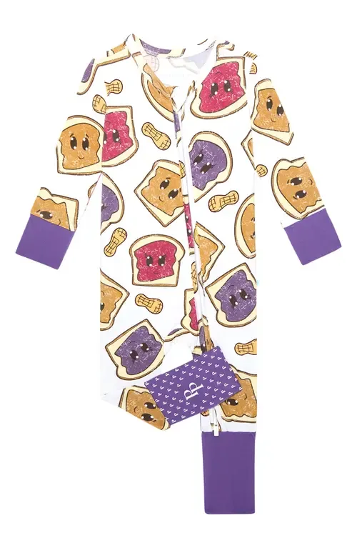 Peanut Butter Jelly Convertible One-Piece Footie by Posh Peanut