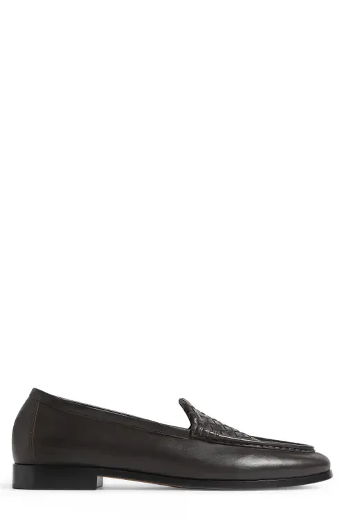 Silenzio Leather Loafer by Bottega Veneta