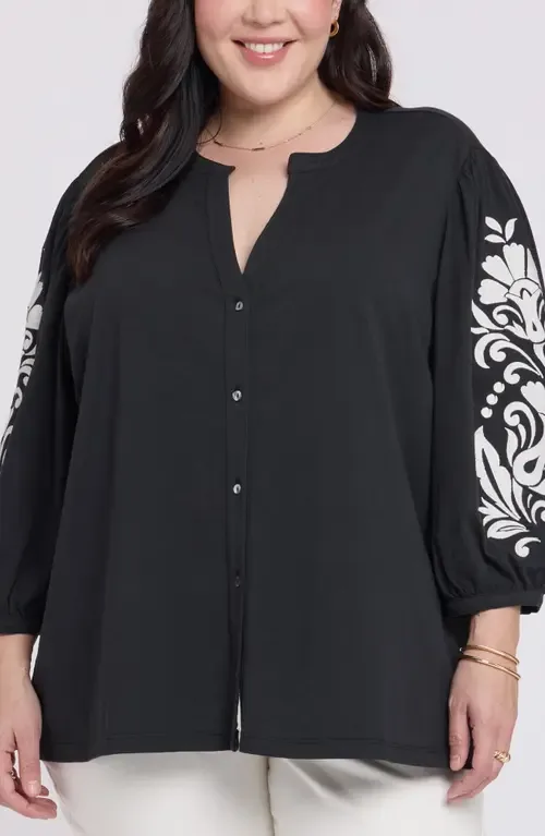 Embroidered Top by NYDJ