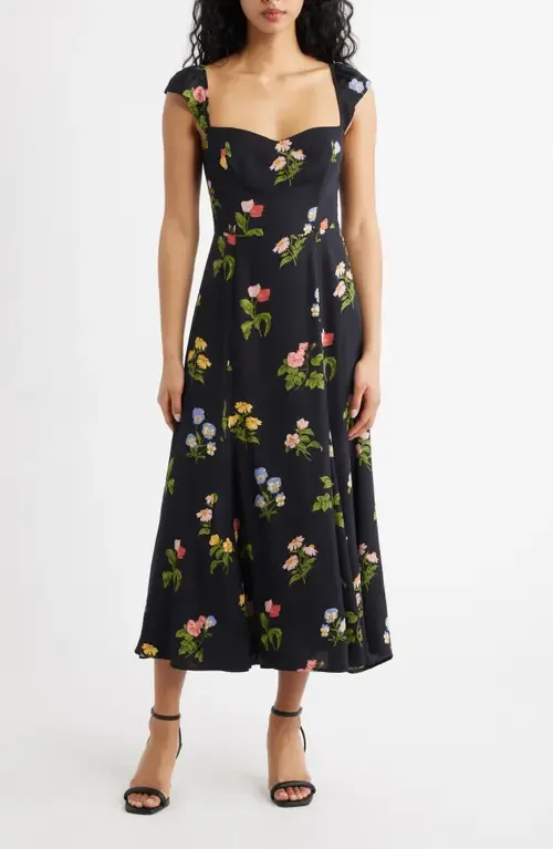 Bryson Floral Midi Dress