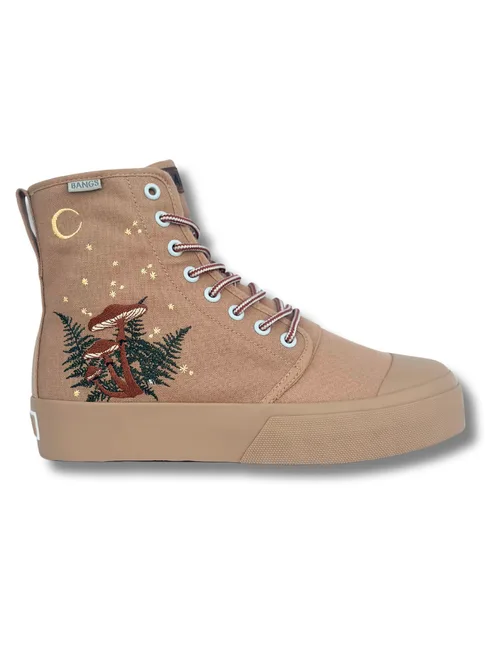 Woodland Wanderer Platform High Tops by BANGS SHOES