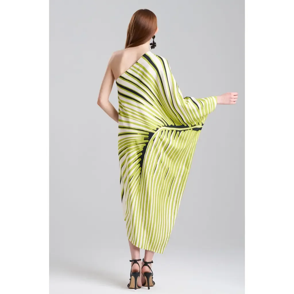 Yoshinoki One Shoulder Caftan Dress by Natori