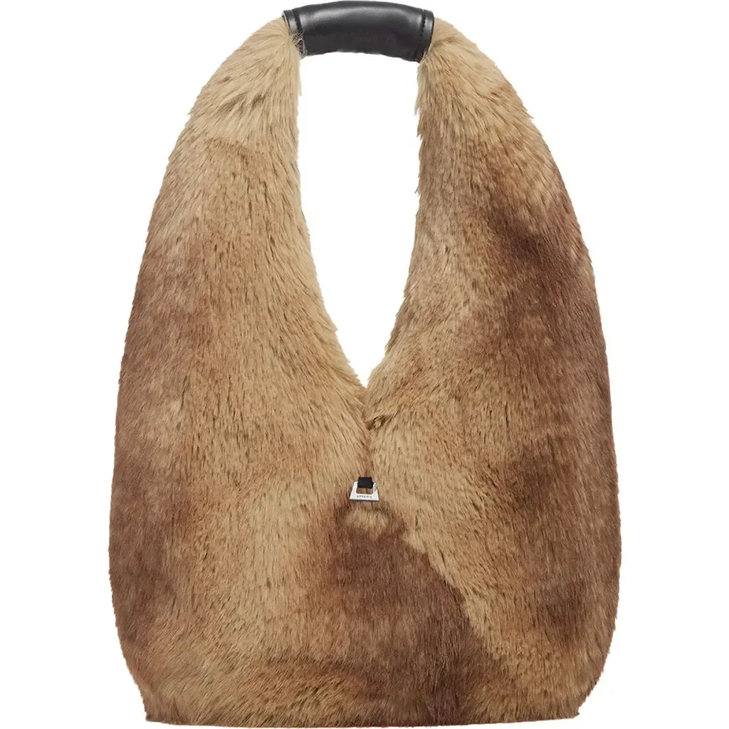 Colette Faux Mink Ring Bag by Apparis