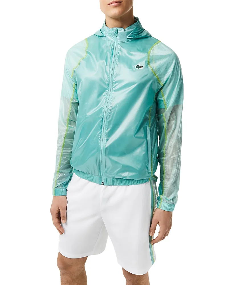 Hooded Windbreaker by Lacoste